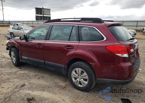 2011 Subaru Outback 2.5I из США, поврежденный, VIN 4S4BRCAC1B3409324